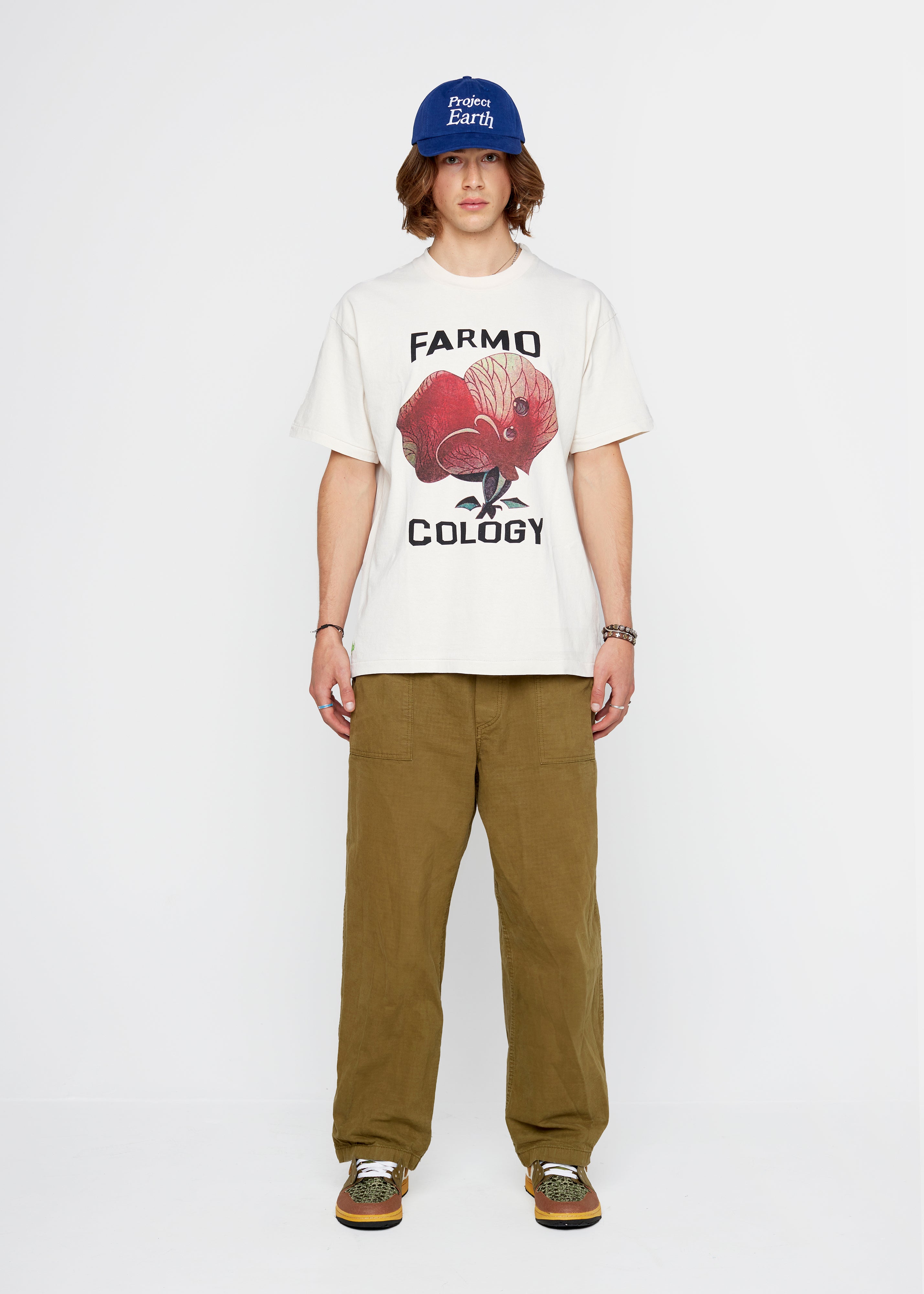 Farmo Cology Tee - Light Khaki