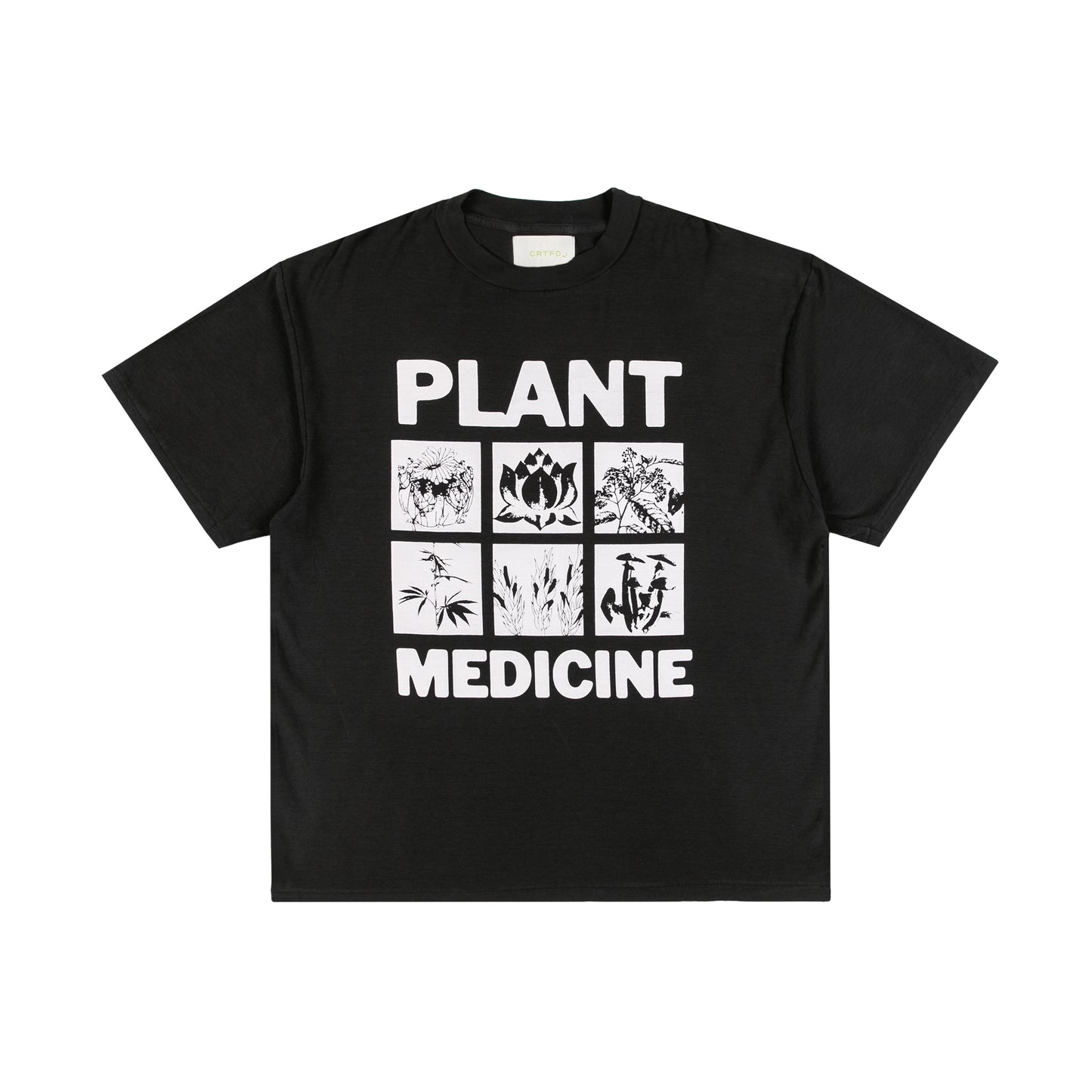 PLANT MEDICINE TEE // VINTAGE BLACK