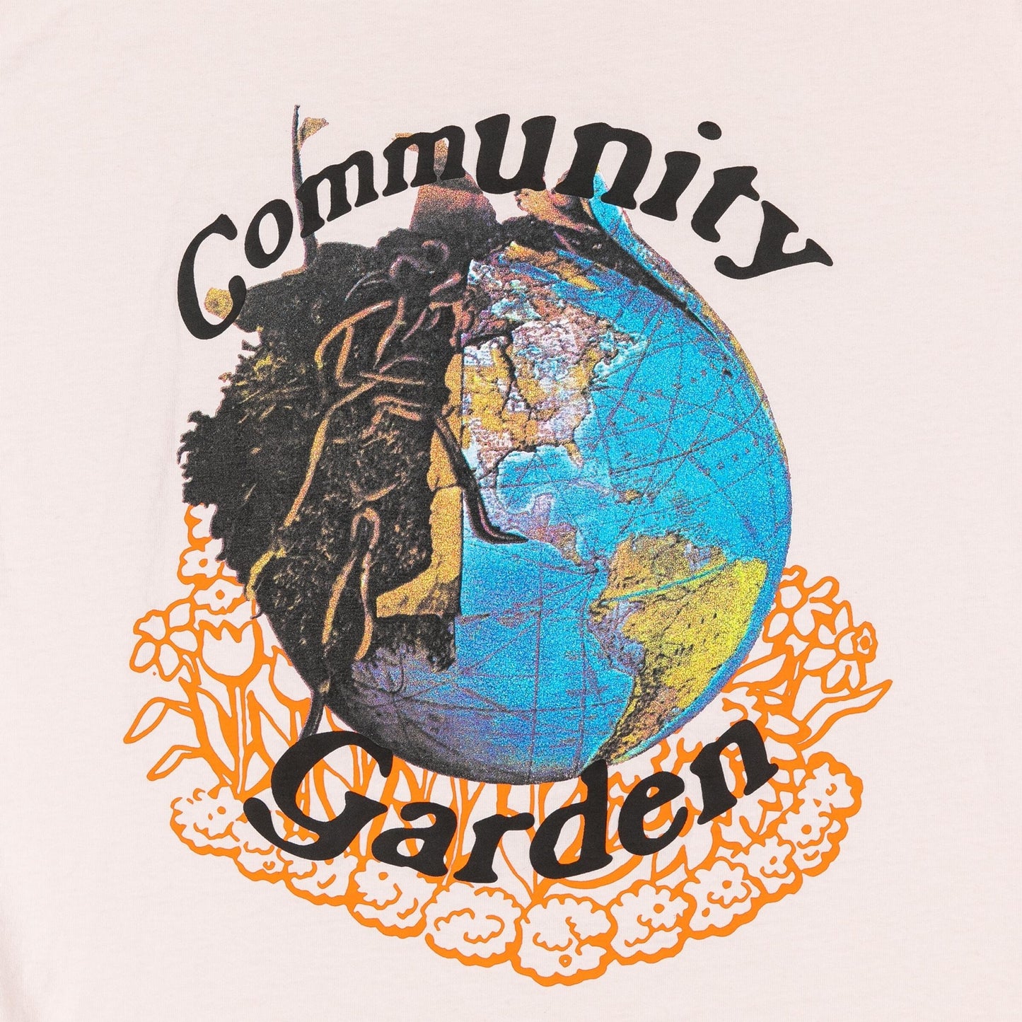 Community Garden Tee - Light Khaki